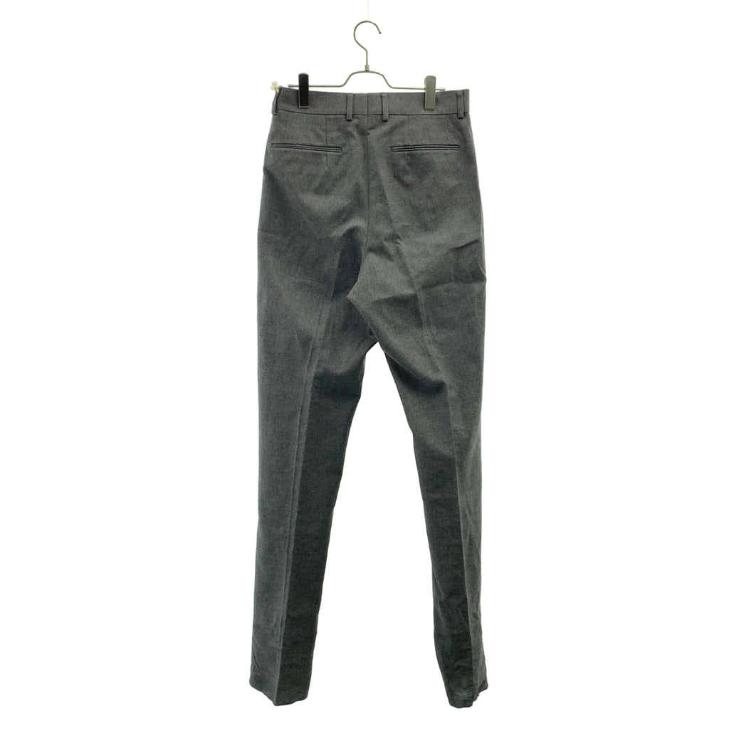 【成色極佳】NEAT 斜紋滌棉混紡錐形雙褶休閒褲 | 46碼 | 灰色 | 男士