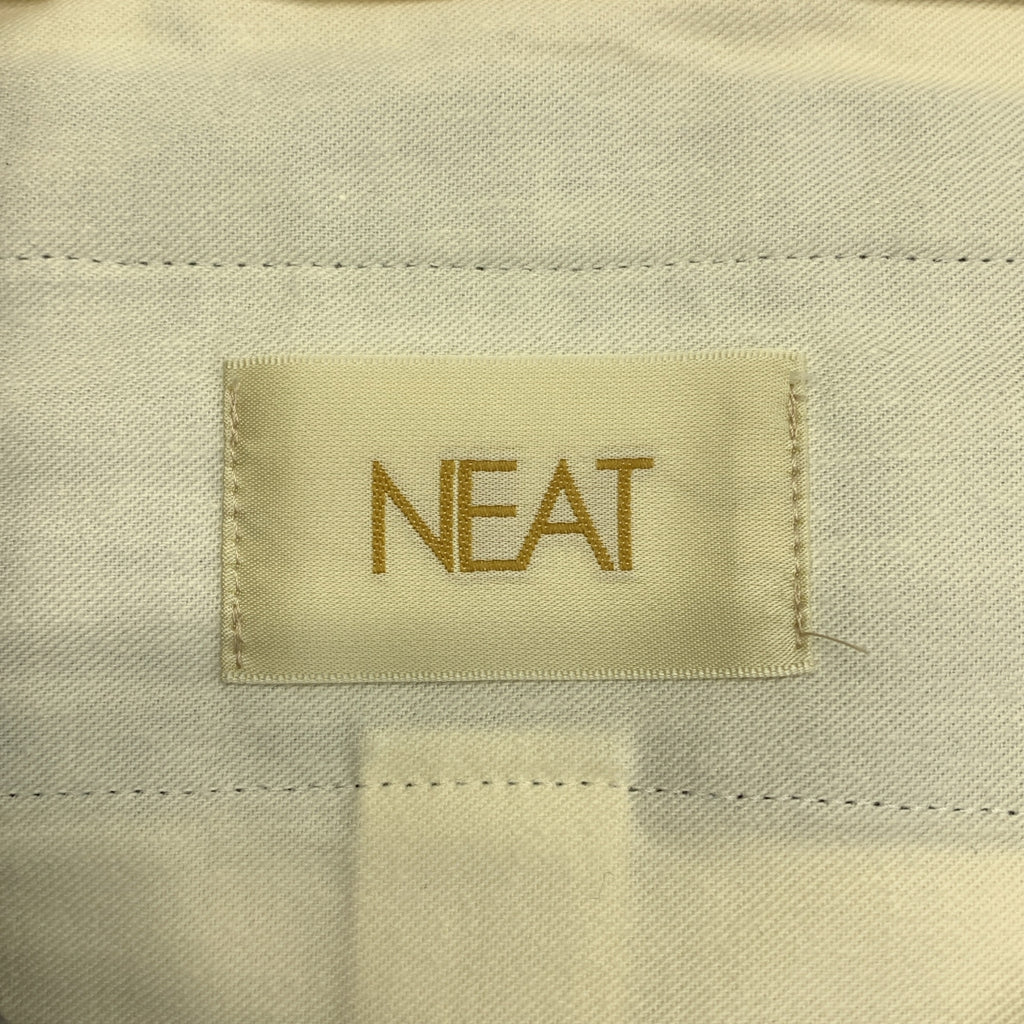 【成色極佳】NEAT 斜紋滌棉混紡錐形雙褶休閒褲 | 46碼 | 灰色 | 男士