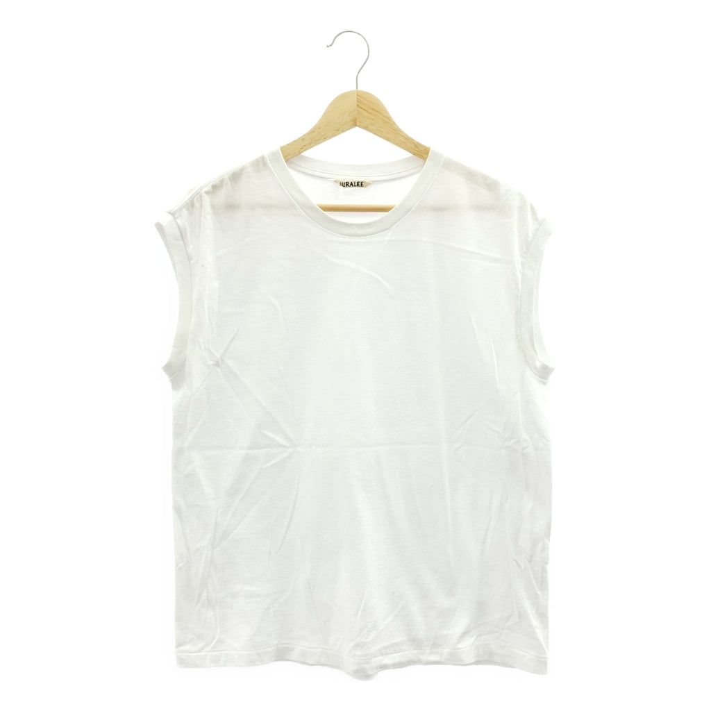 AURALEE | 無縫圓領無袖T卹 | 1碼 | 女款