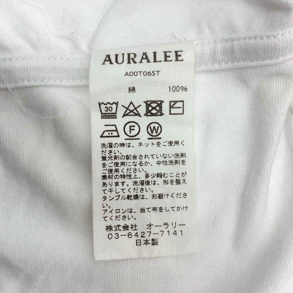 AURALEE | 無縫圓領無袖T卹 | 1碼 | 女款