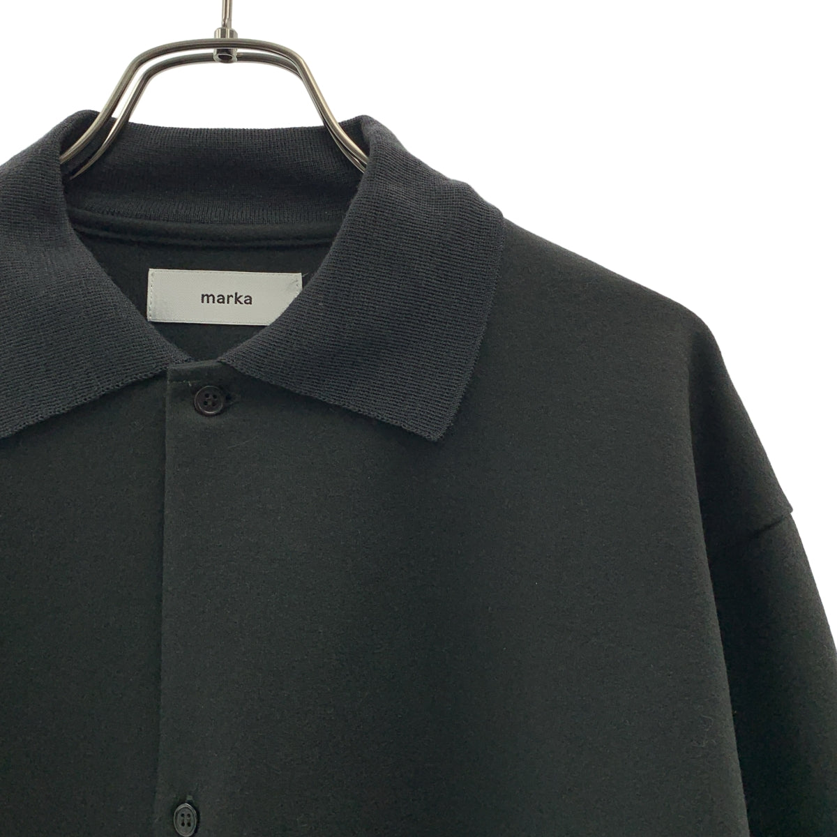 marka / 마카 | 2025AW | SUPER 140s 울 천축 / 셔츠 가디건 | 2 | 남성