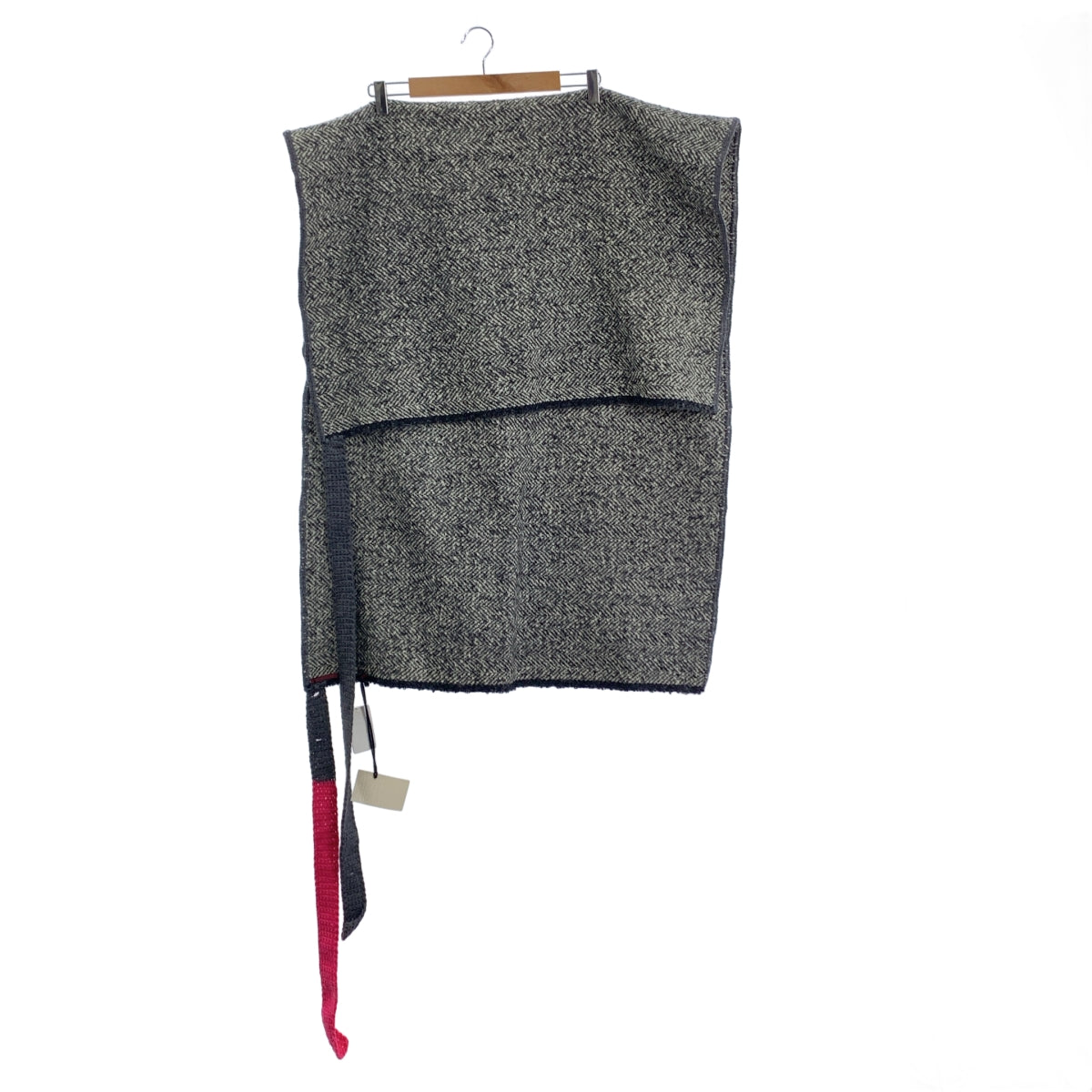 丹妮拉格雷吉斯 |羊毛人字形花呢圍裹式半身裙| SHOPBOP F |