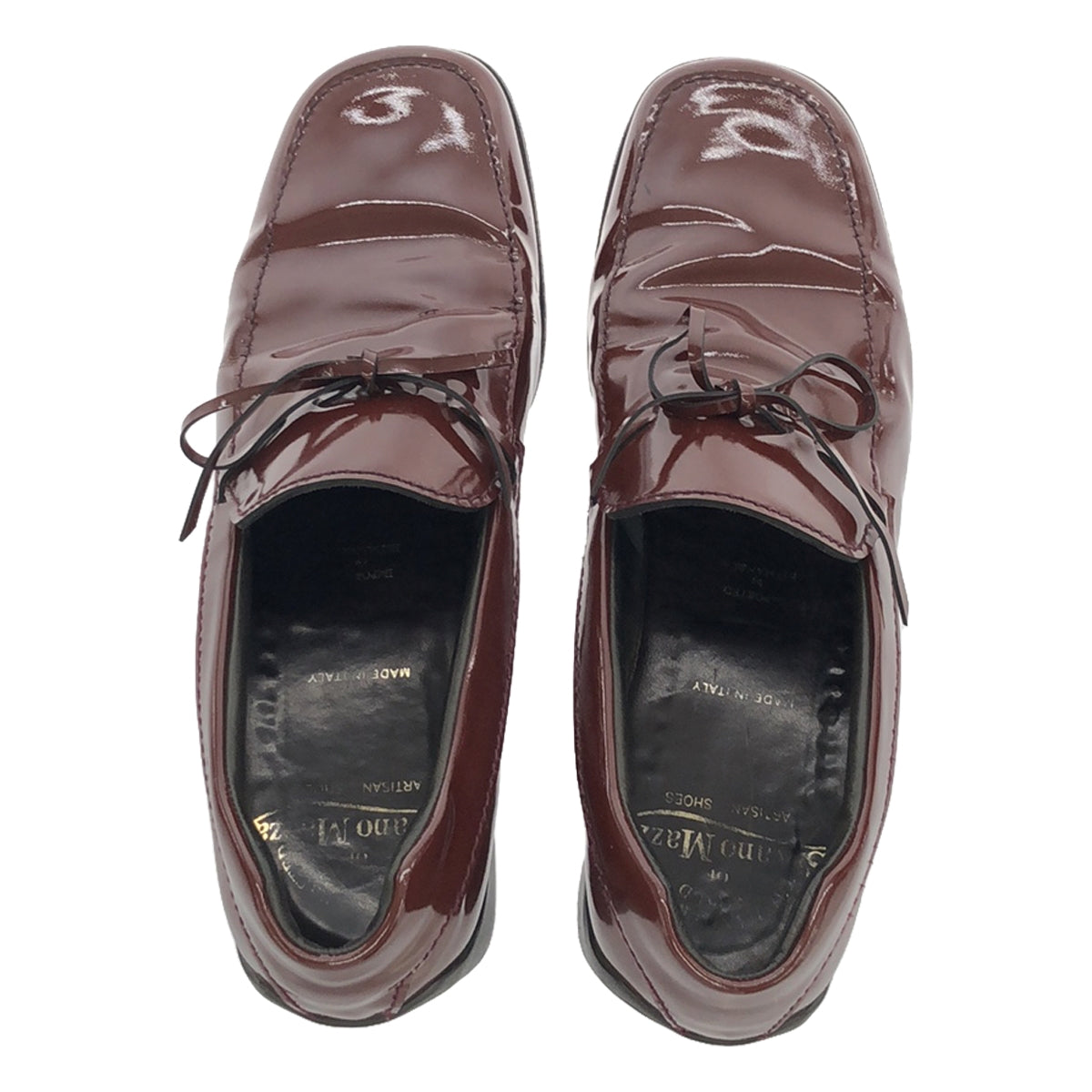 Silvano Mazza | VERNICE square toe leather shoes | 8 | Men's