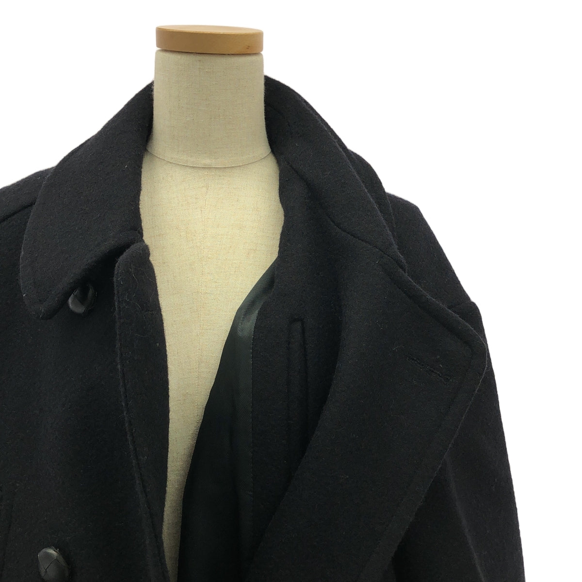 ISABEL MARANT ETOILE / イザベルマランエトワール | エデンボタン ウール ダブルコート | 34 | ネイビー | レディース