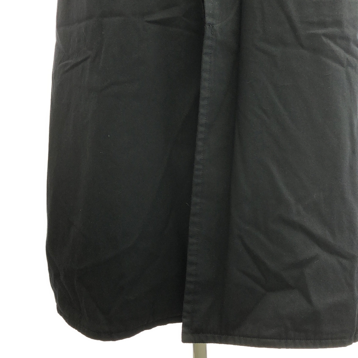 COMME des GARCONS / コムデギャルソン | 裏地ベロア オーバーサイズ ロングコート | ブラック | レディース