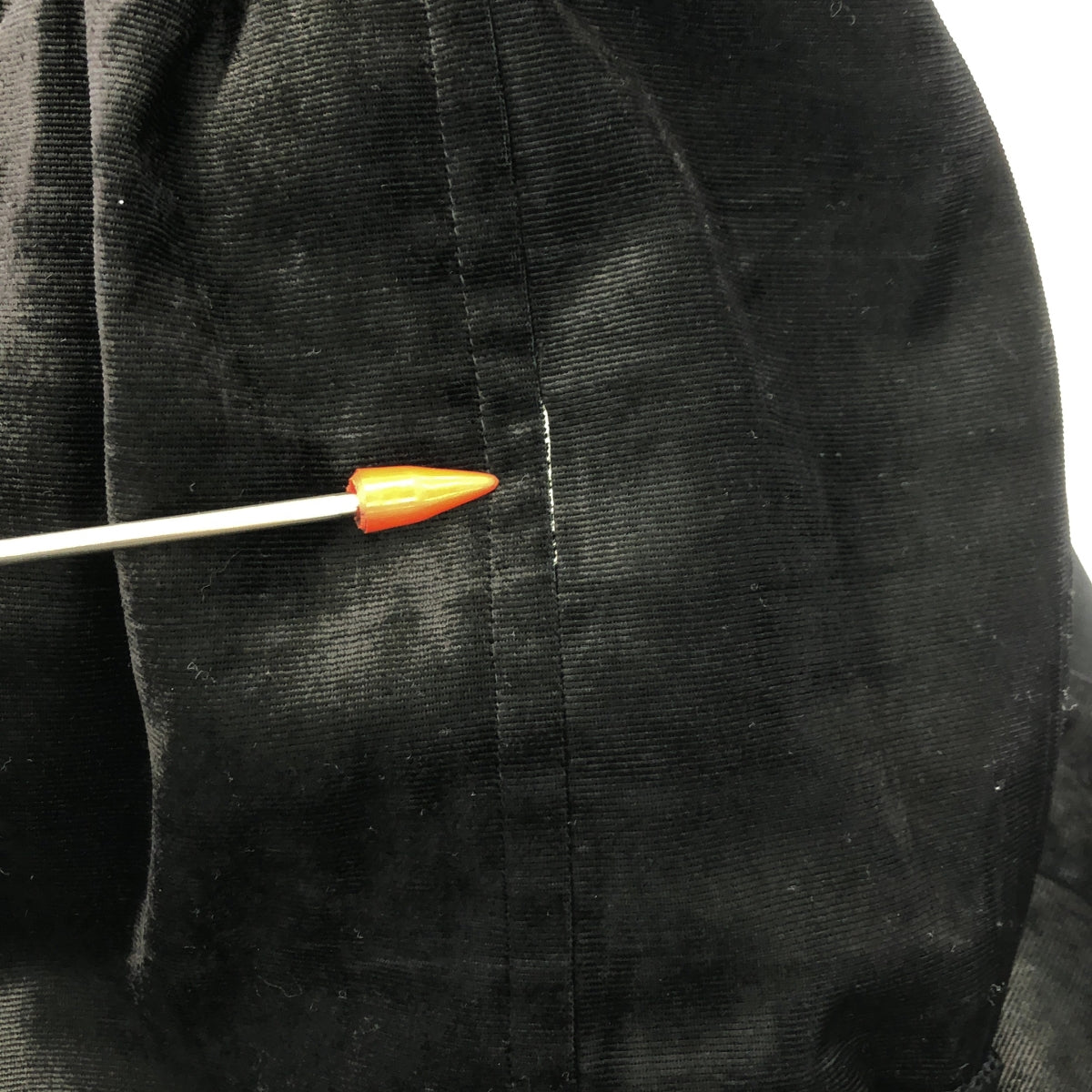 COMME des GARCONS / コムデギャルソン | 裏地ベロア オーバーサイズ ロングコート | ブラック | レディース