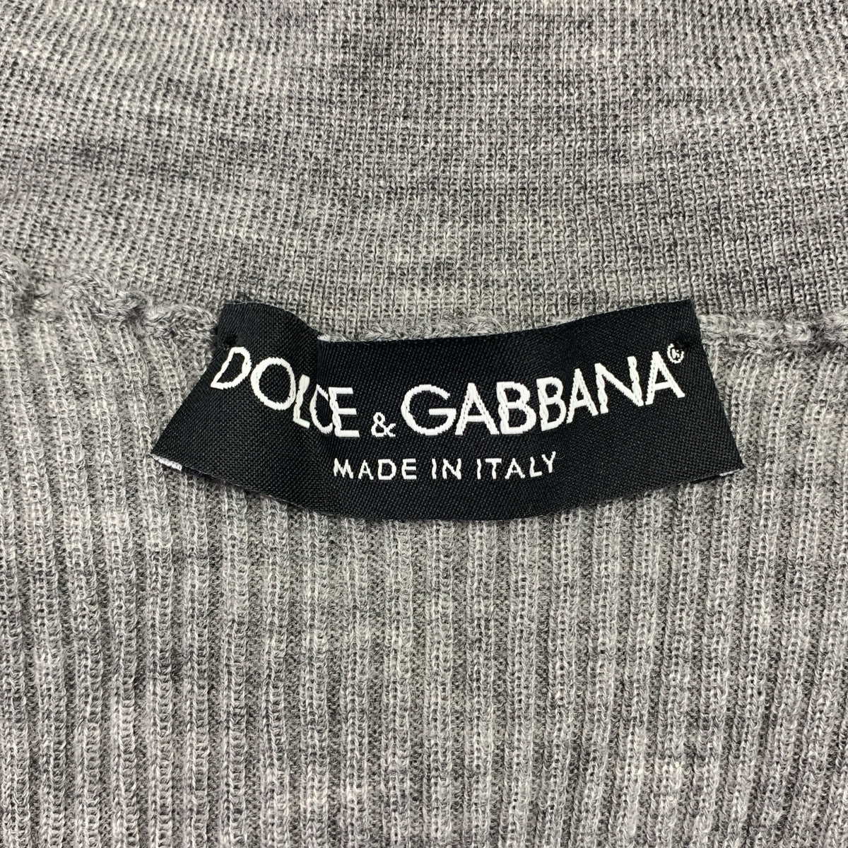 DOLCE＆GABBANA / ドルチェ＆ガッバーナドルガバ | cashmere 100％ / カシミヤ リブ タートルネック ニット セーター | 46 | レディース