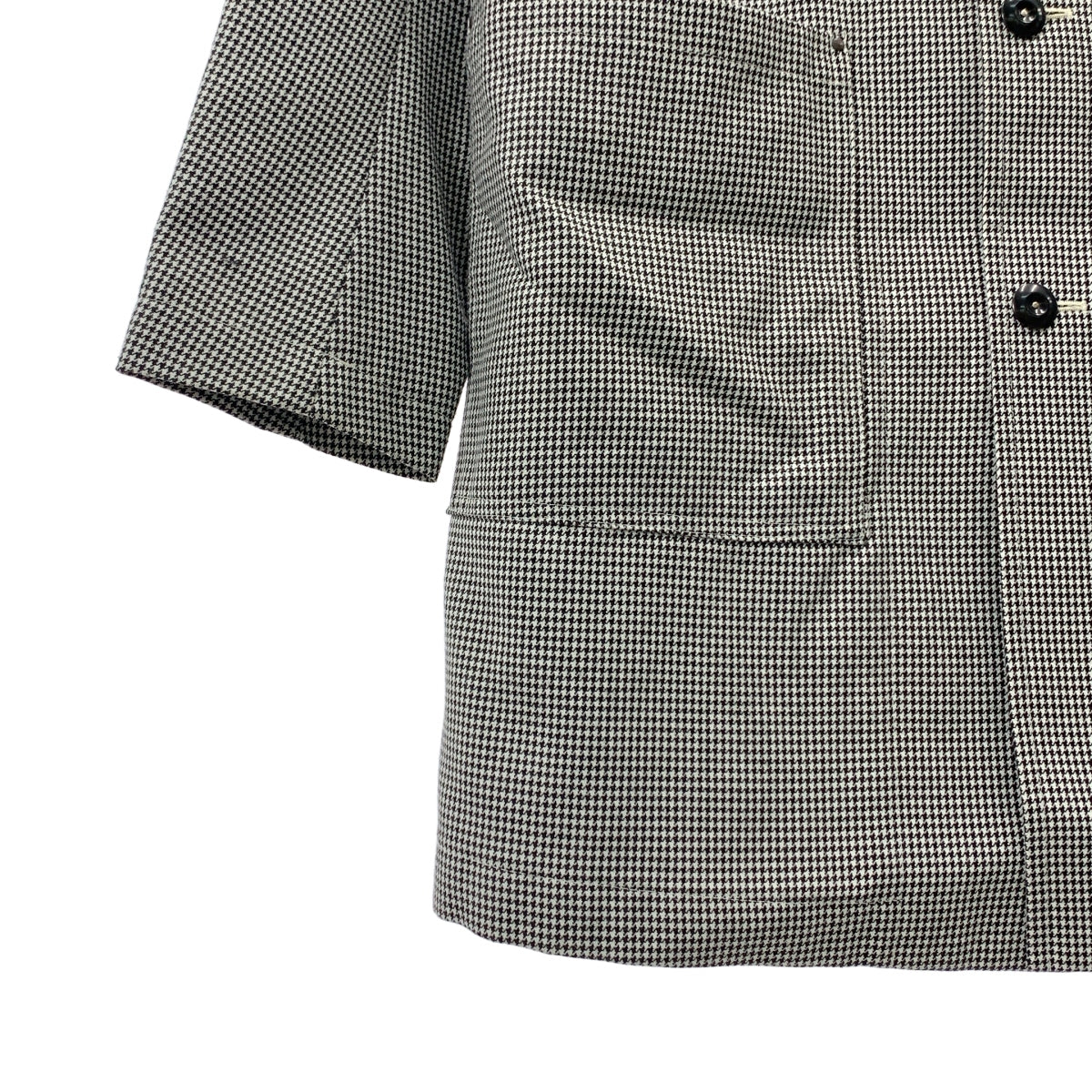 PRIVATE WHITE VC / 프라이빗 화이트 | 치토리 격자 총 무늬 숍 코트 | 4 | 남성
