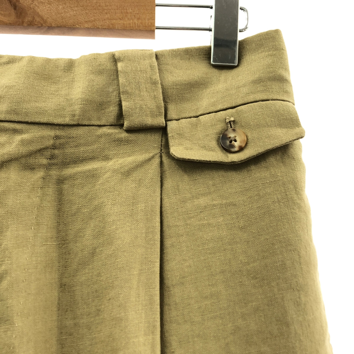 CARUSO / カルーゾ | リネン タック スラックス パンツ | 48 | メンズ