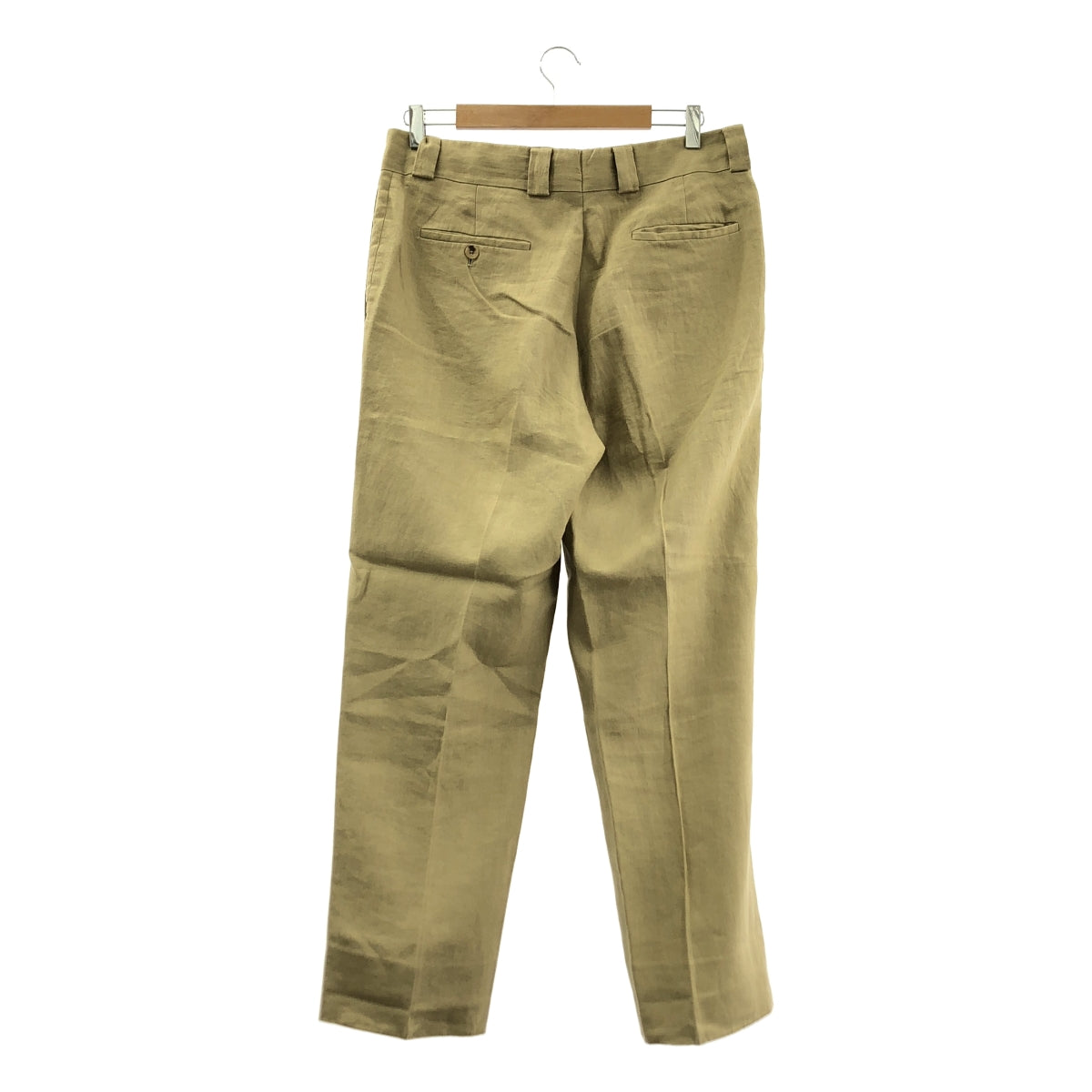 CARUSO / カルーゾ | リネン タック スラックス パンツ | 48 | メンズ