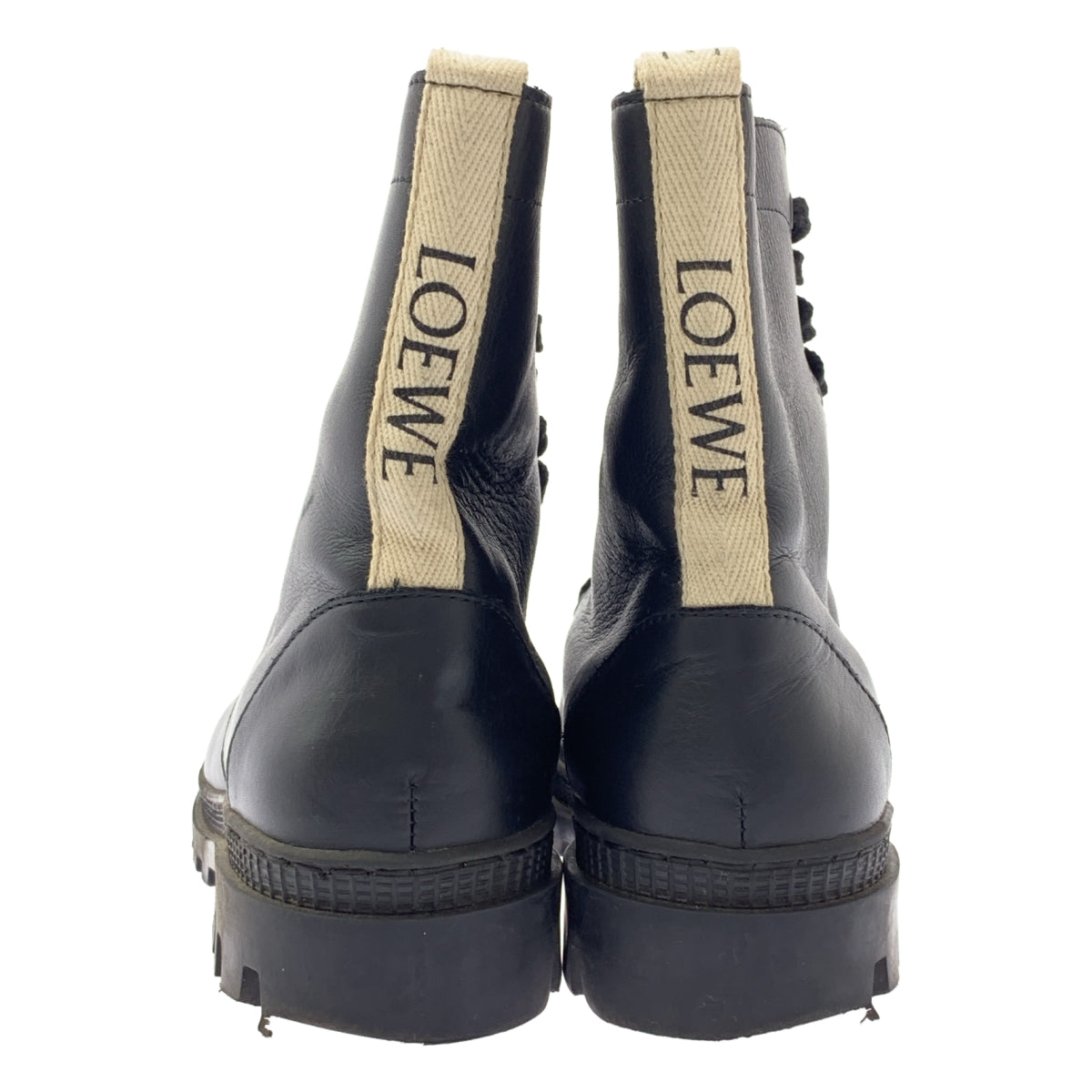 LOEWE / 로에베 | 레이스 업 전투 부츠 | 39 | 여성