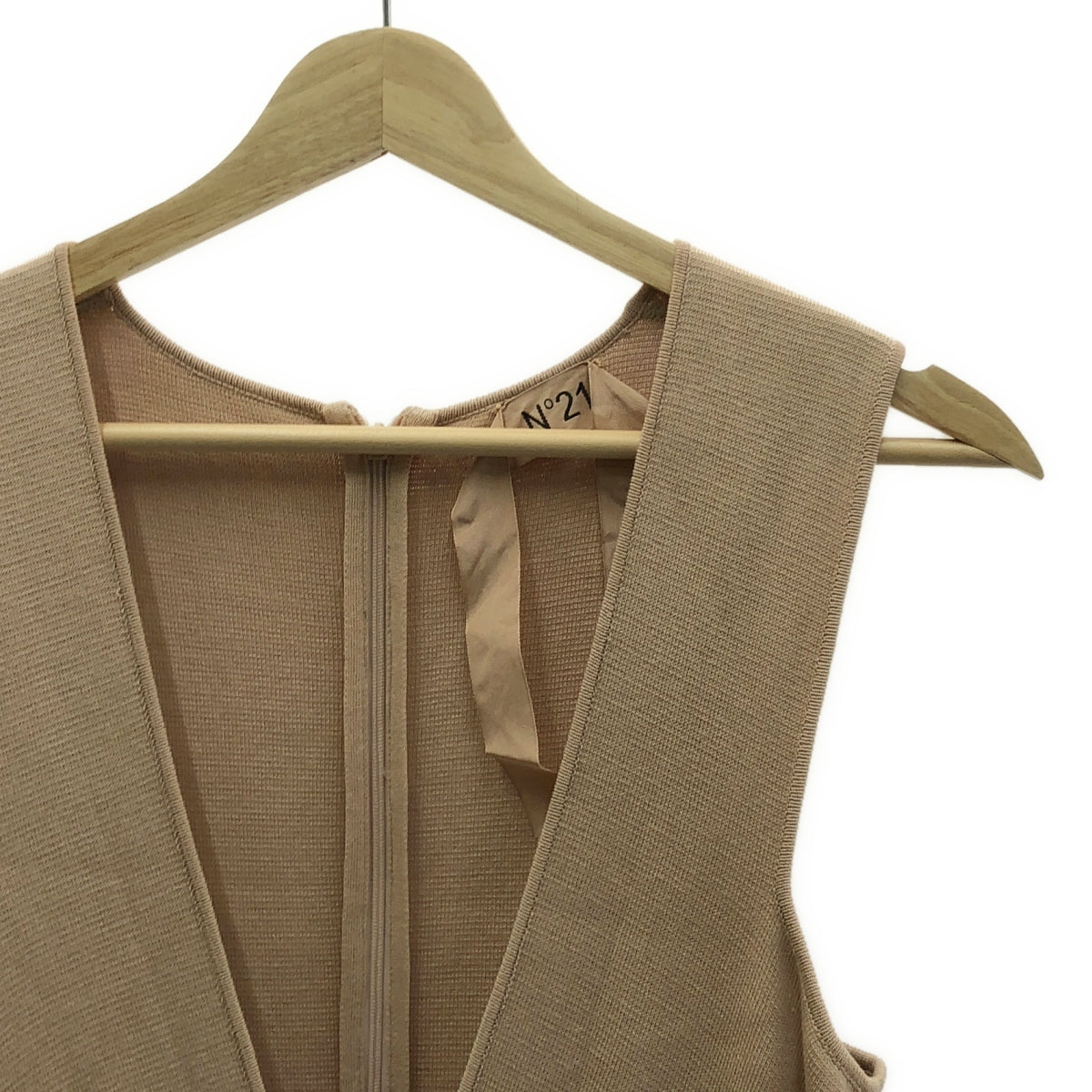 N°21 / ヌメロヴェントゥーノ | バックジップ ニット ワンピース | S | ピンク | レディース