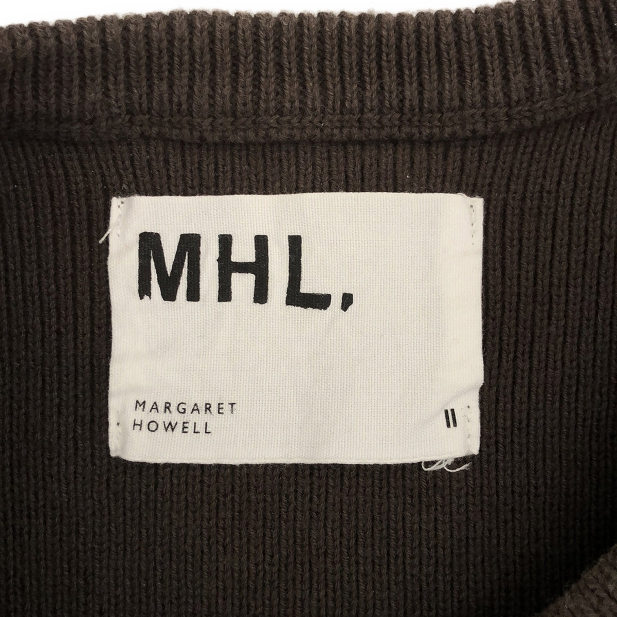 MHL. / エムエイチエルマーガレットハウエル | ROUGH COTTON ニットベスト | 2 | レディース – KLD