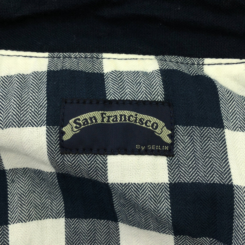 San Francisco / サンフランシスコ | エルボーパッチ シャツ ジャケット / 総裏地 | M | ネイビー | メンズ