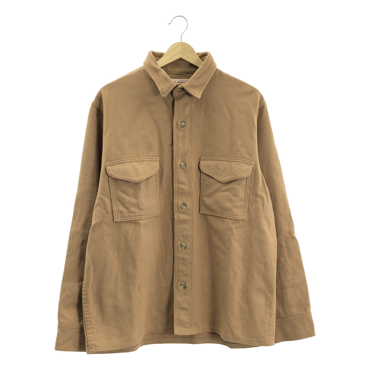 VINTAGE / ヴィンテージ古着 | FILSON GARMENT フィルソンガーメント / USA製 Jac-Shirt ヘビー ウール シャツ | 40 | ベージュ | メンズ