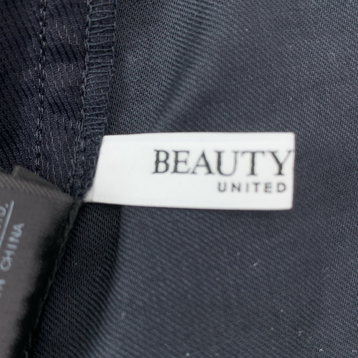 BEAUTY&YOUTH / ビューティーアンドユース | ツイル リボンベルト ワイドパンツ | XS | ネイビー | レディース