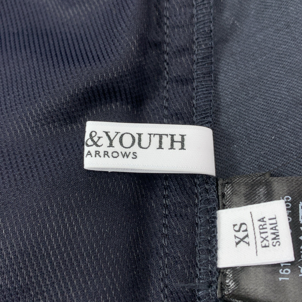 BEAUTY&YOUTH / ビューティーアンドユース | ツイル リボンベルト ワイドパンツ | XS | ネイビー | レディース