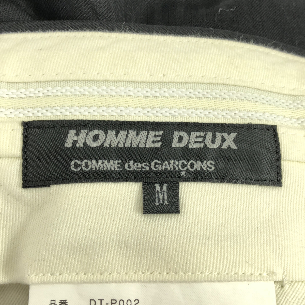 COMME des GARCONS HOMME DEUX / コムデギャルソンオムドゥ | 2017AW | ウール ストライプ スラックス | M | メンズ