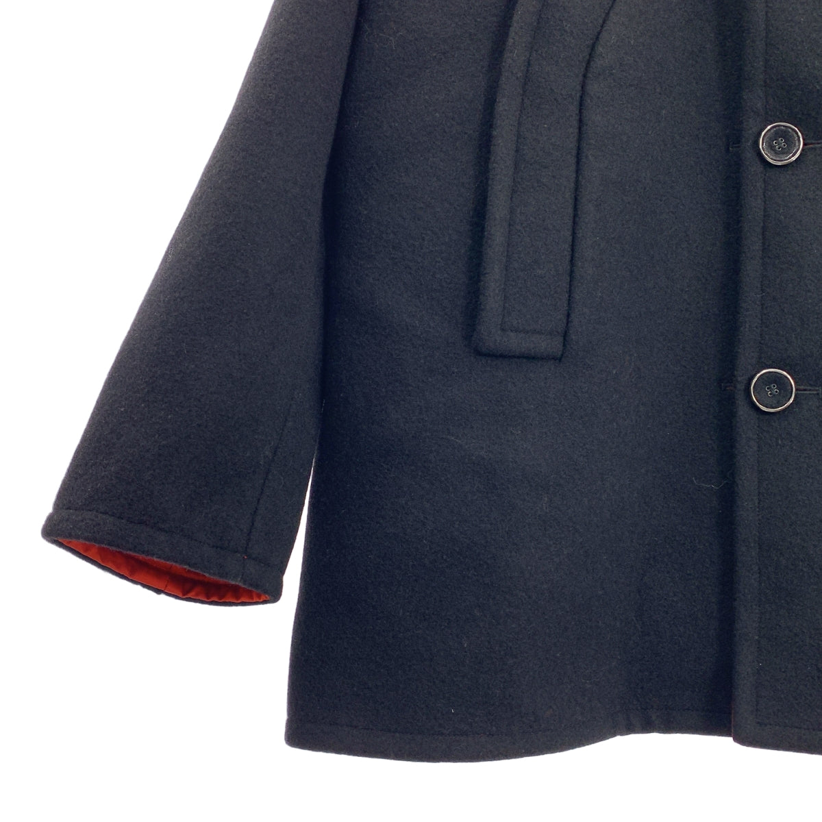 RAF SIMONS / 러프 시몬스 | 2018AW | Short Caban Double Button Coat 리버시블 코트 | 44 | 남성