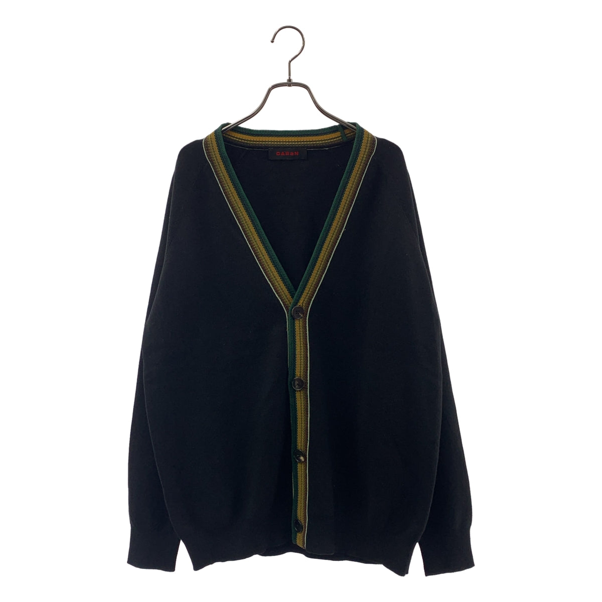 CABaN | 棉羊絨提花V領開襟衫 | L碼 |