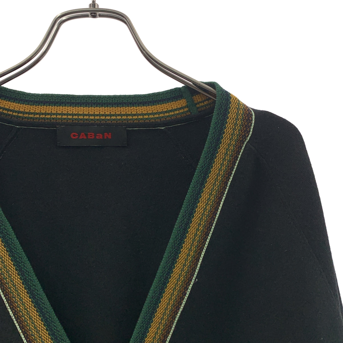 CABaN | 棉羊絨提花V領開襟衫 | L碼 |