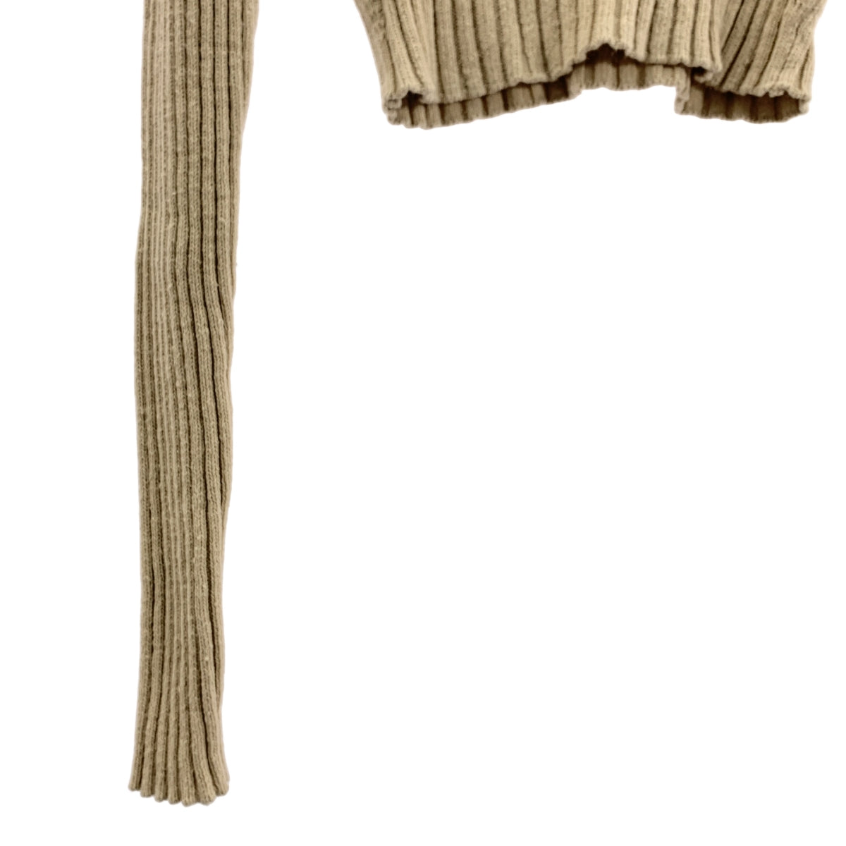 THE SHISHIKUI / シシクイ | PULL OVER コットン リブ ニット プルオーバー | F | レディース