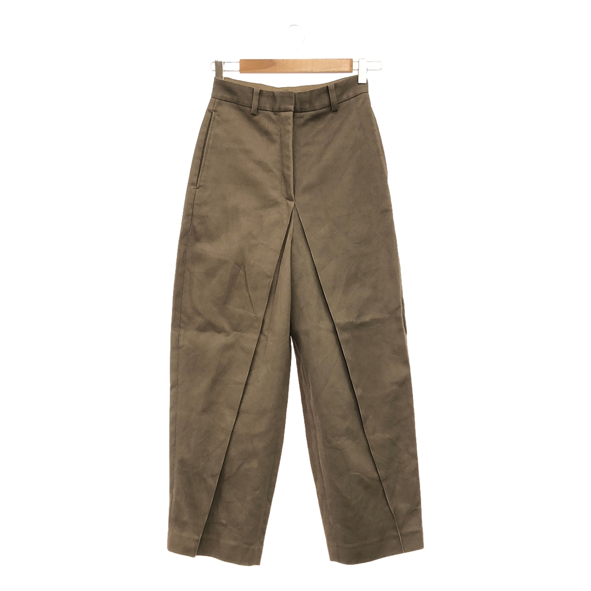 COLUMN / Column | Cotton pique pleated pants | 36 | Women's