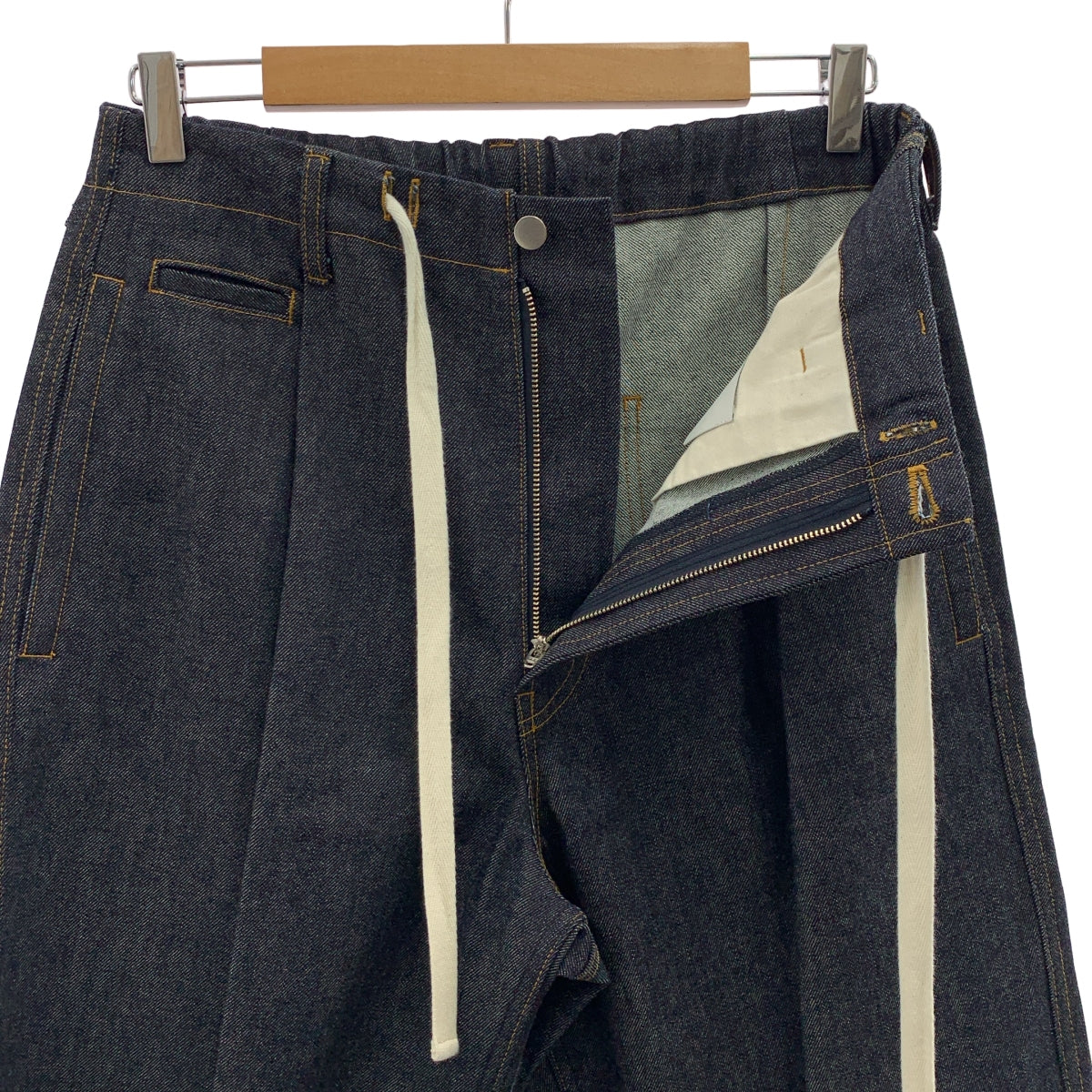 stein | 羊絨牛仔寬鬆腰長褲 | S碼 | 男款