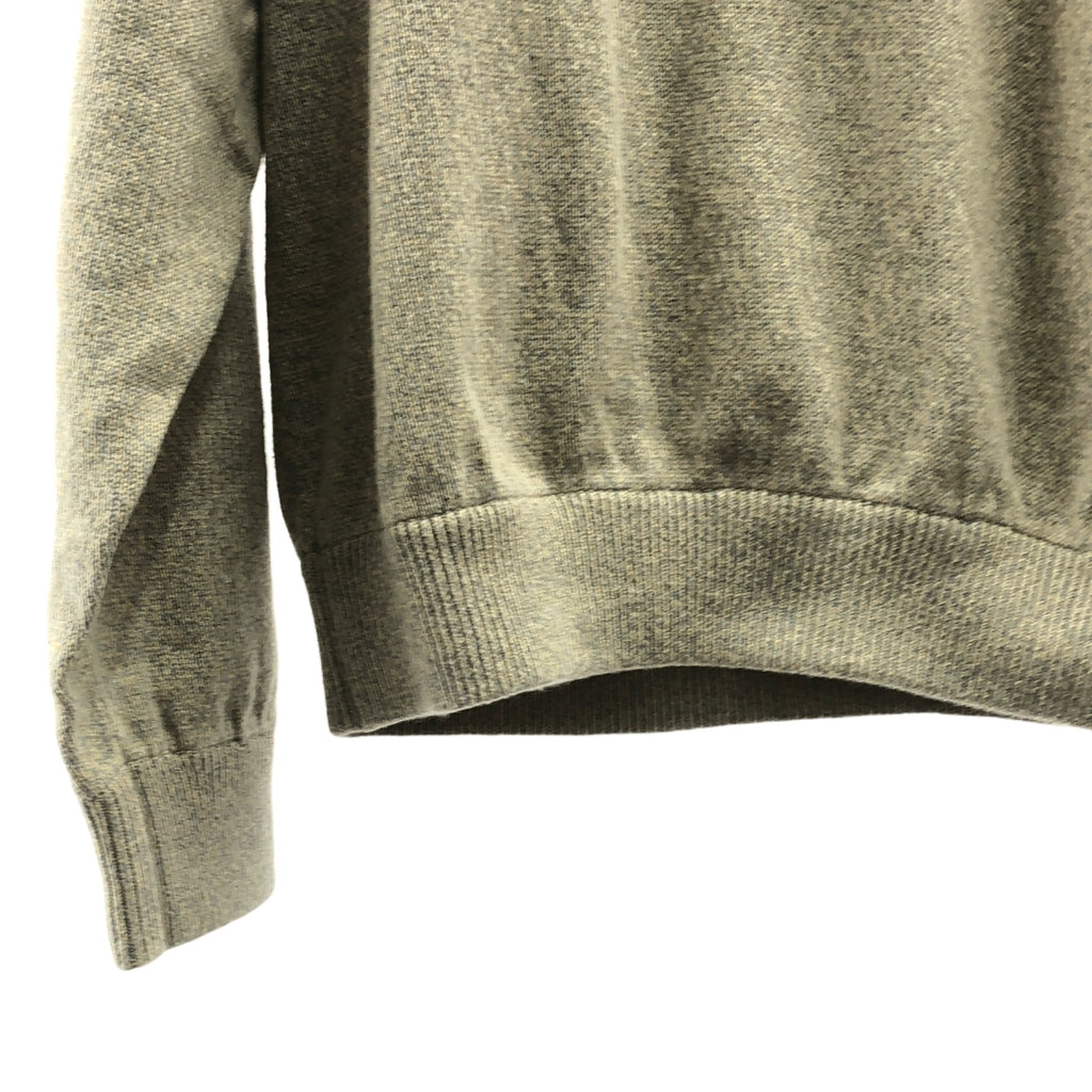 Crepuscule / 크렙스큐어 | Moc neck L / S 꼬임 목화면 캐시미어 모의 목 니트 | 2 | 베이지 | 남성