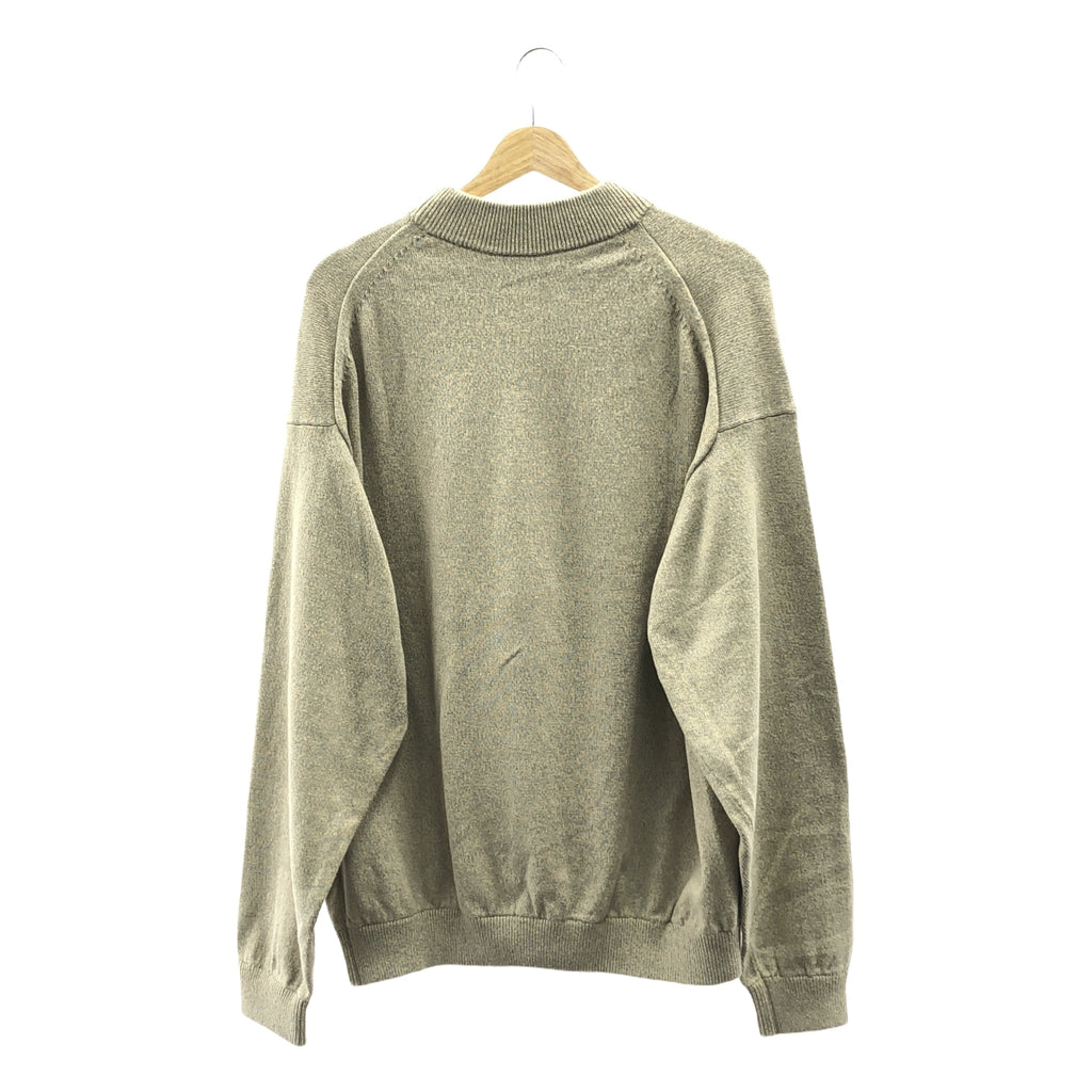 Crepuscule / 크렙스큐어 | Moc neck L / S 꼬임 목화면 캐시미어 모의 목 니트 | 2 | 베이지 | 남성