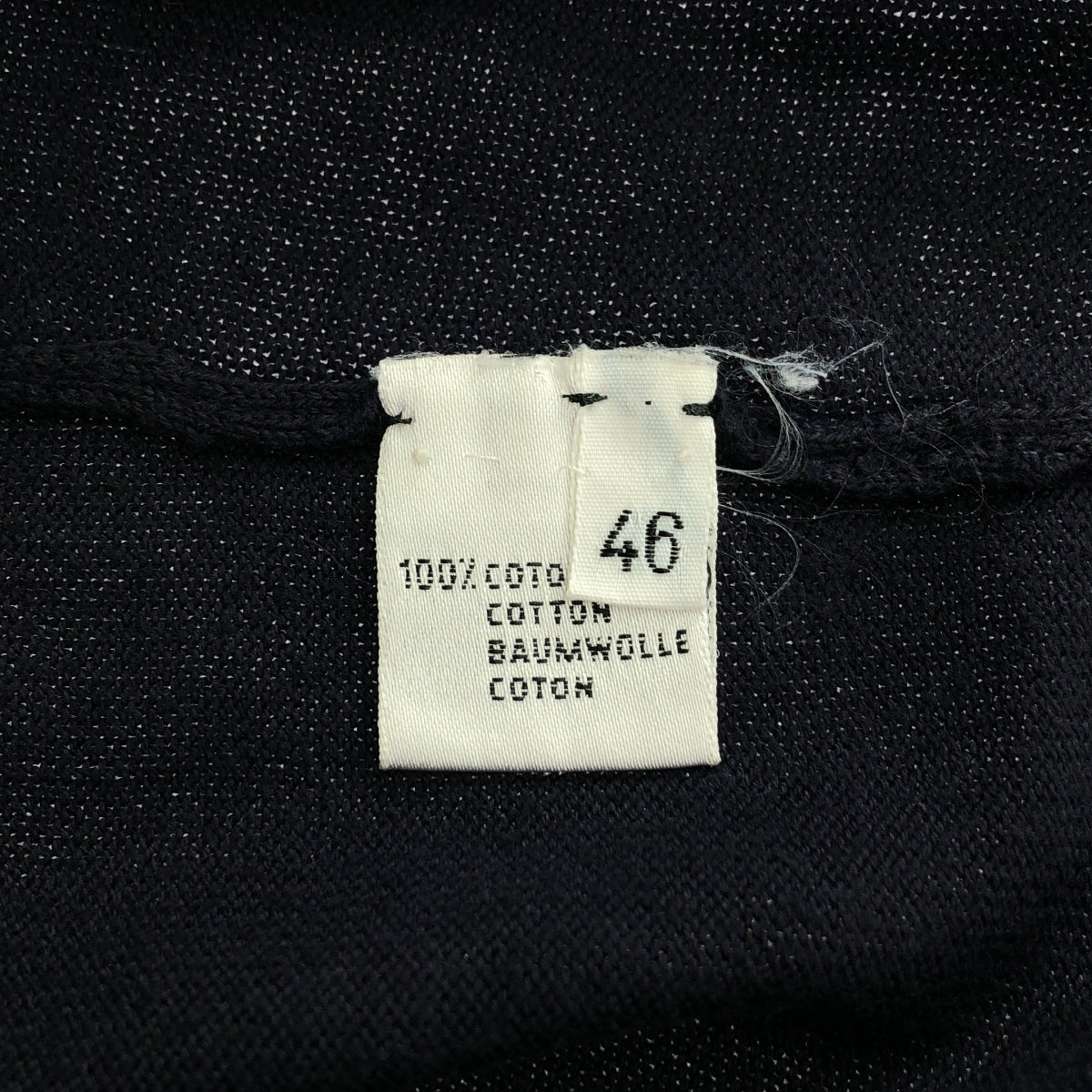 Cruciani | Cotton high gauge crew neck knit | 46 | Men's