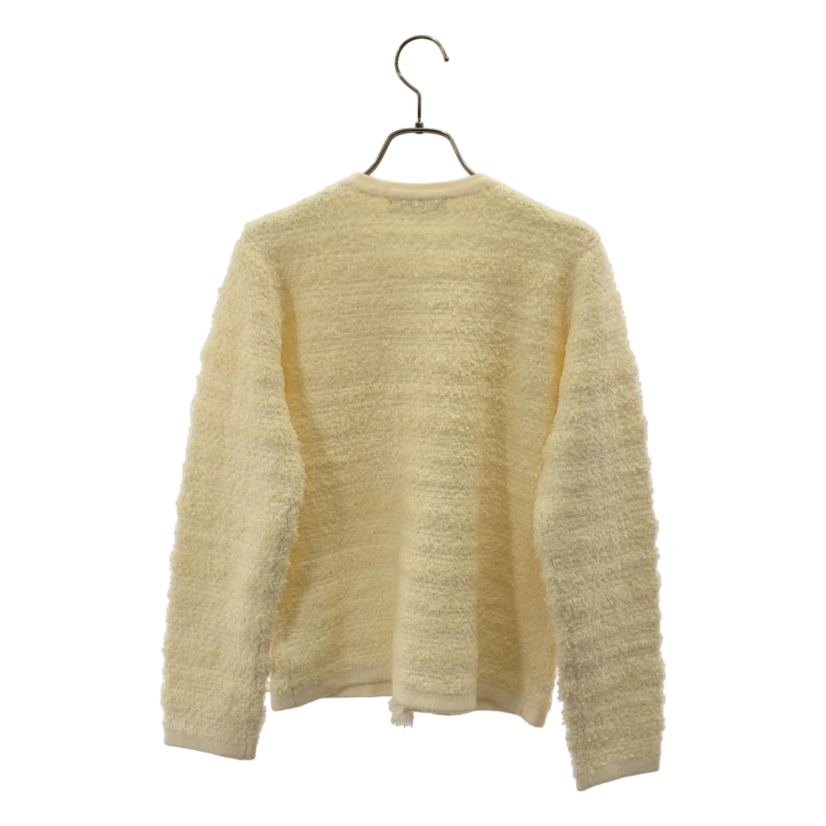 JENNE / ジェンヌ | リボンツイードニットジャケット | M | レディース