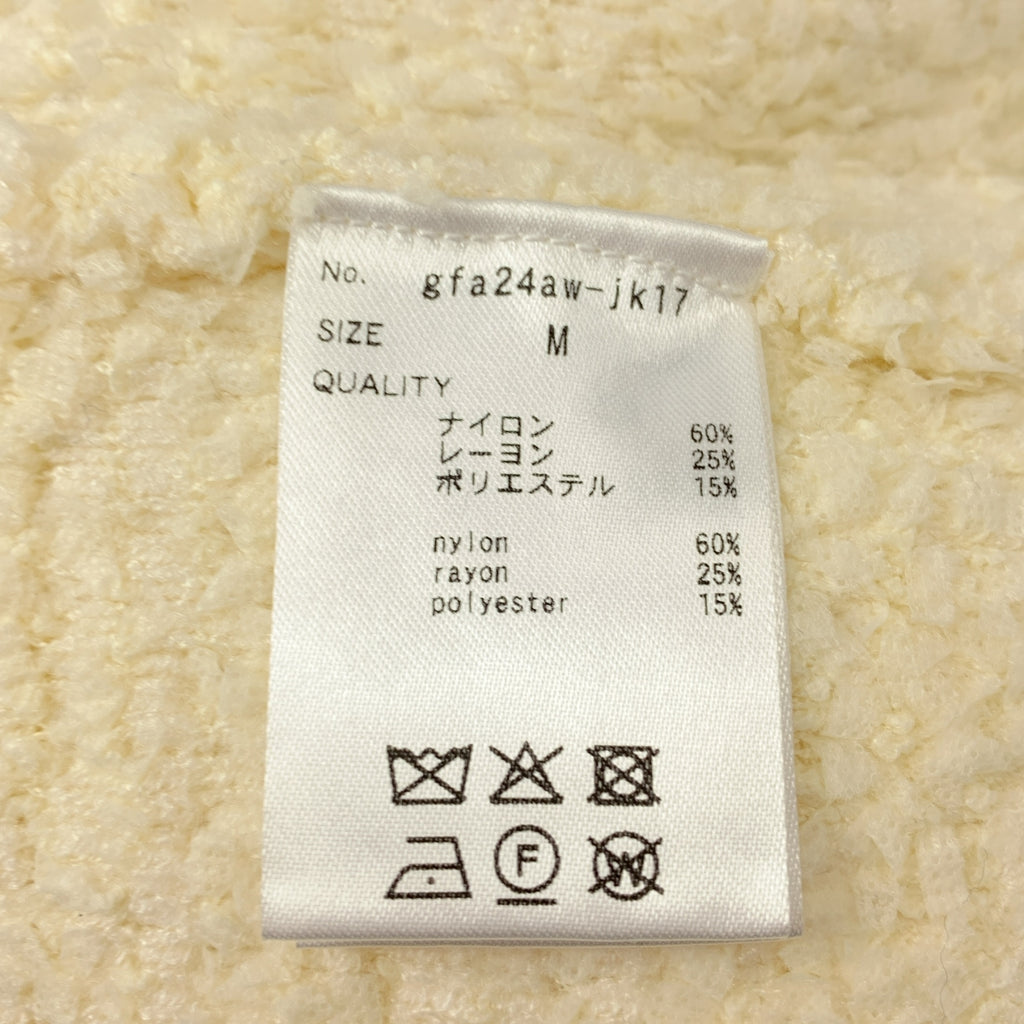 JENNE / ジェンヌ | リボンツイードニットジャケット | M | レディース