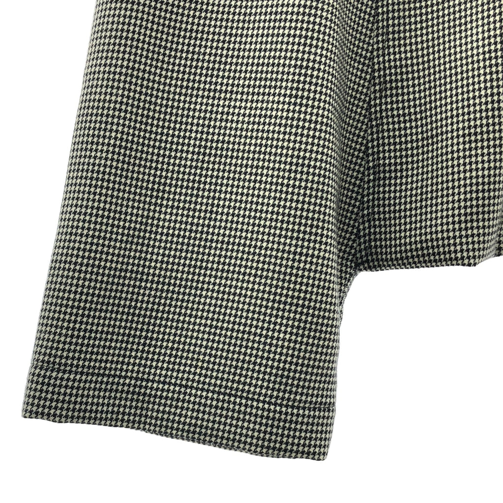 BLACK COMME des GARCONS / ブラックコムデギャルソン | 2010AW / AD2010 | 千鳥柄 ウール サルエルショートパンツ | S | ブラック / ホワイト | メンズ