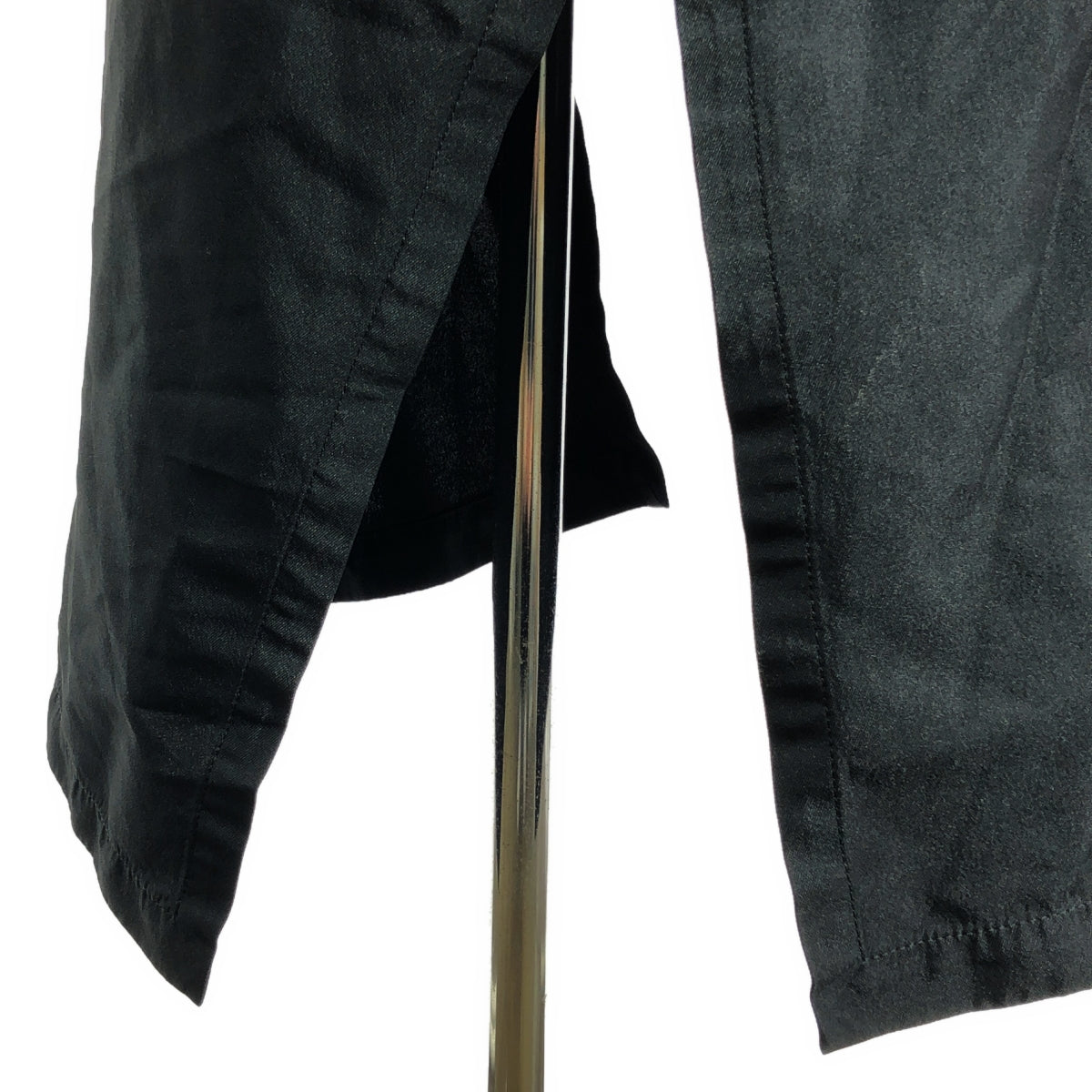 [狀況良好] COMME des GARÇONS HOMME PLUS | 2020 秋冬 |耐色/聚酯縮水染色斗篷外套|尺寸 M |黑色|男士