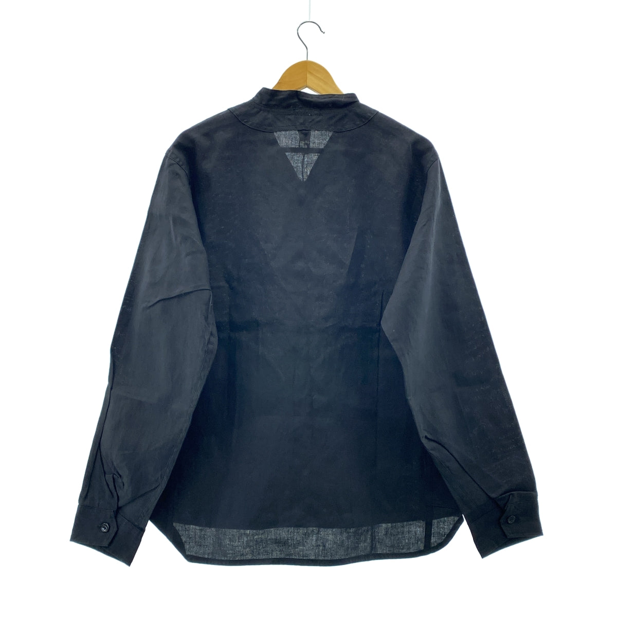 SASSAFRAS / 사사후라스 | Vase Wall Jacket 5.5oz C/L Oxford 코튼 린넨 옥스포드 베스월 가드너 재킷 | L | 남성