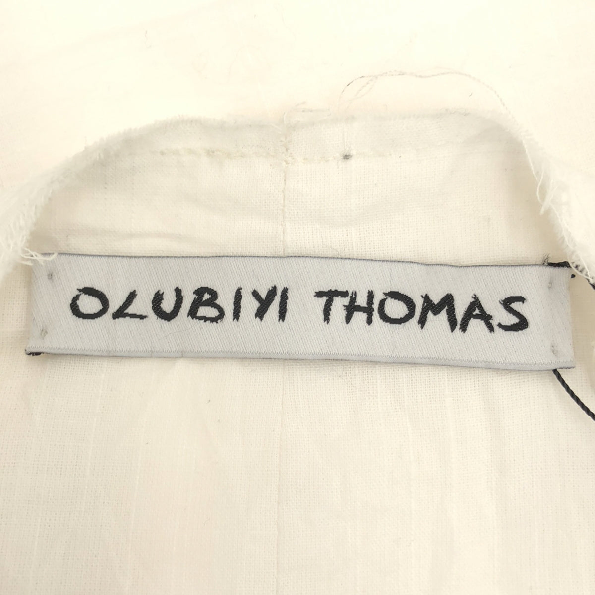 OLUBIYI THOMAS / 오르비 토마스 | 2023AW | jacket lining shirt 레이스 자수 전환 셔츠 재킷 | 2 | 남성