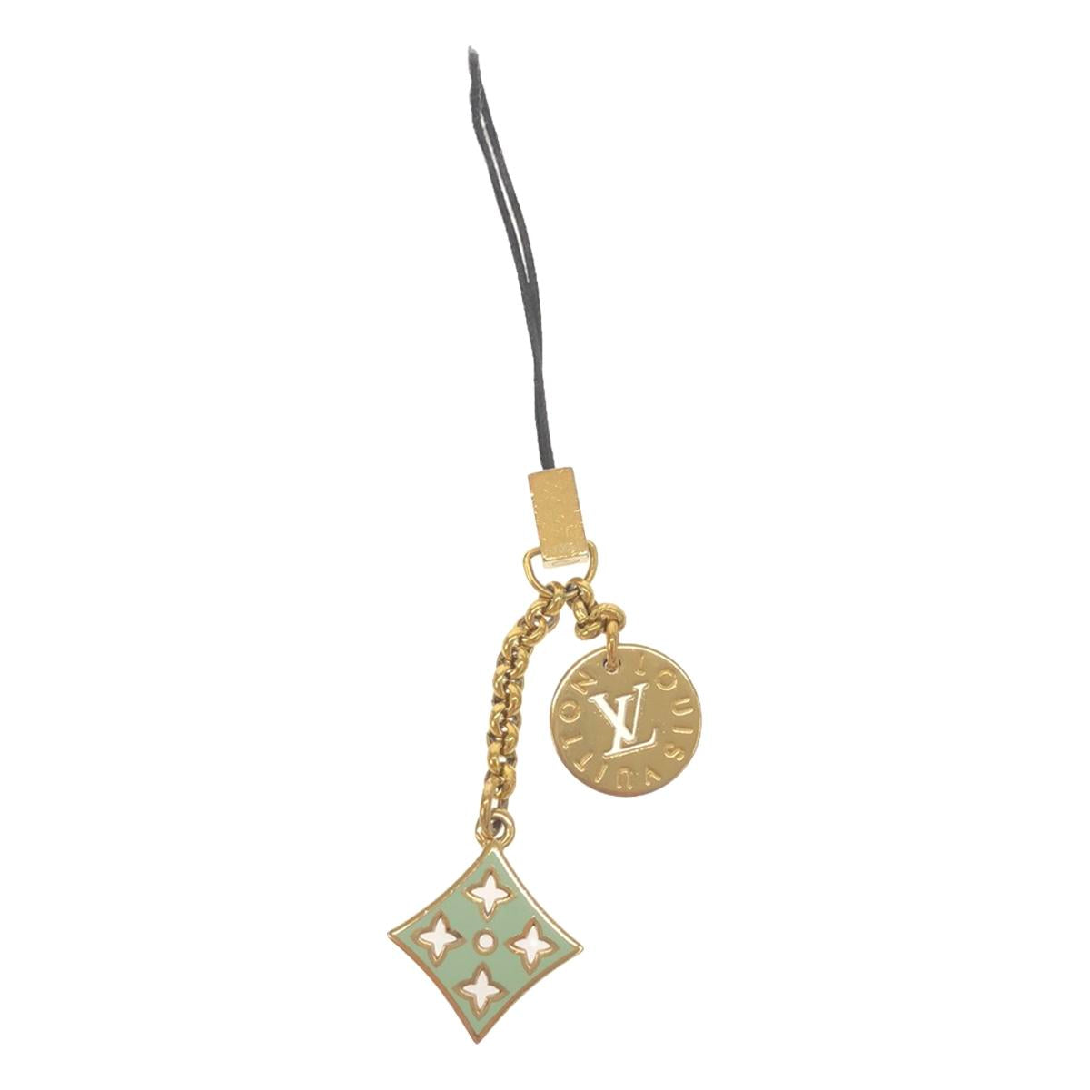 【美品】  Louis Vuitton / ルイヴィトン | ロゴバッグチャーム | ピンク・ミント | レディース
