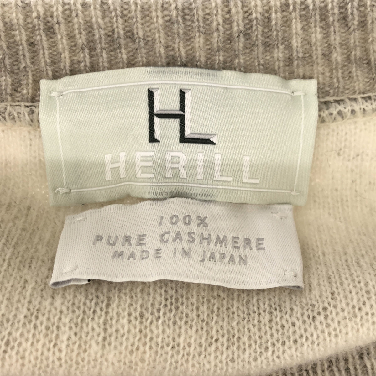 HERILL / 헬릴 | CASHMERE SWEAT CREW 캐시미어 100% 크루넥 스웨트 | 3 | 남성