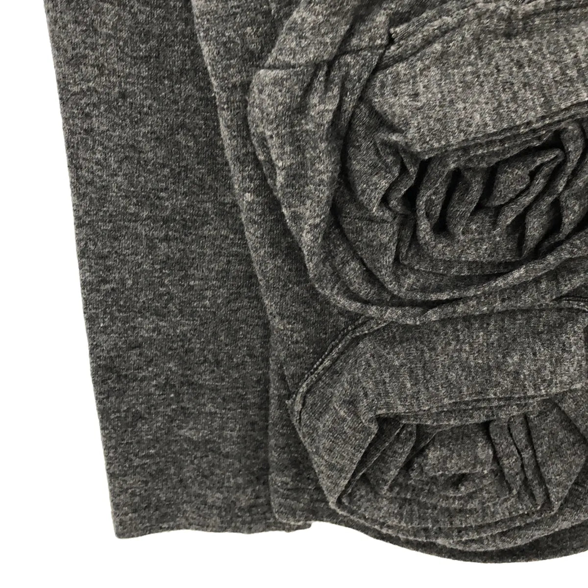 COMME des GARCONS | 2013秋冬 | 3D裝飾前切針織| XS |灰色 |女性的