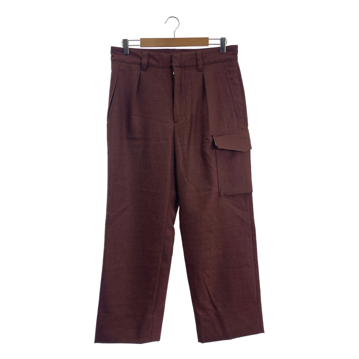 FENDART 軍官正裝工裝褲，羊毛，酒紅色，男款，40 碼