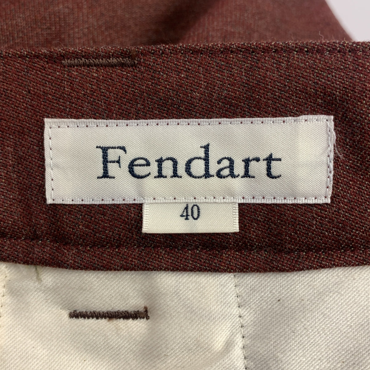 【美品】  FENDART / フェンダール | Officer Dress Cargo Pants ウール オフィサー ドレス カーゴパンツ | 40 | バーガンディ | メンズ