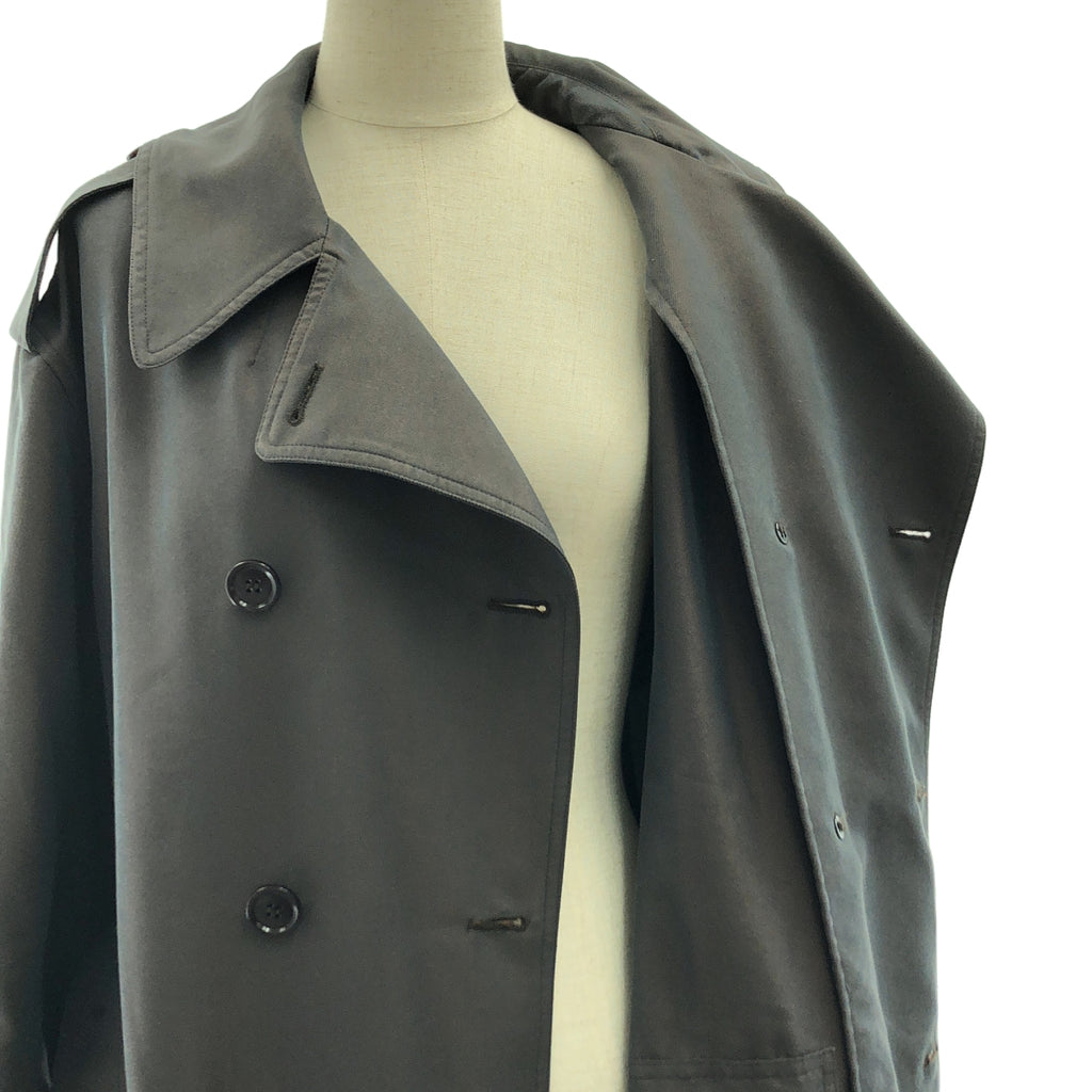 DRIES VAN NOTEN / 드리스 반 노텐 | 오버 실루엣 벨티드 트렌치 코트 | XS | 남성