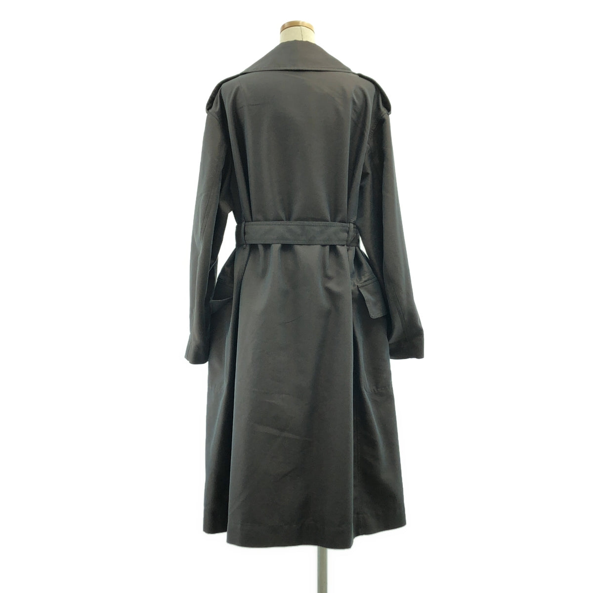 DRIES VAN NOTEN / 드리스 반 노텐 | 오버 실루엣 벨티드 트렌치 코트 | XS | 남성