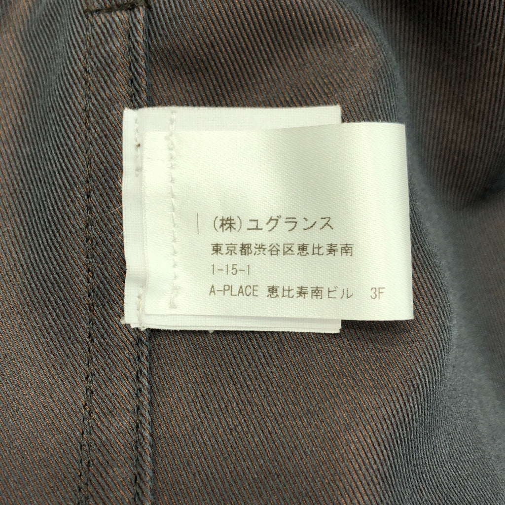 DRIES VAN NOTEN / 드리스 반 노텐 | 오버 실루엣 벨티드 트렌치 코트 | XS | 남성