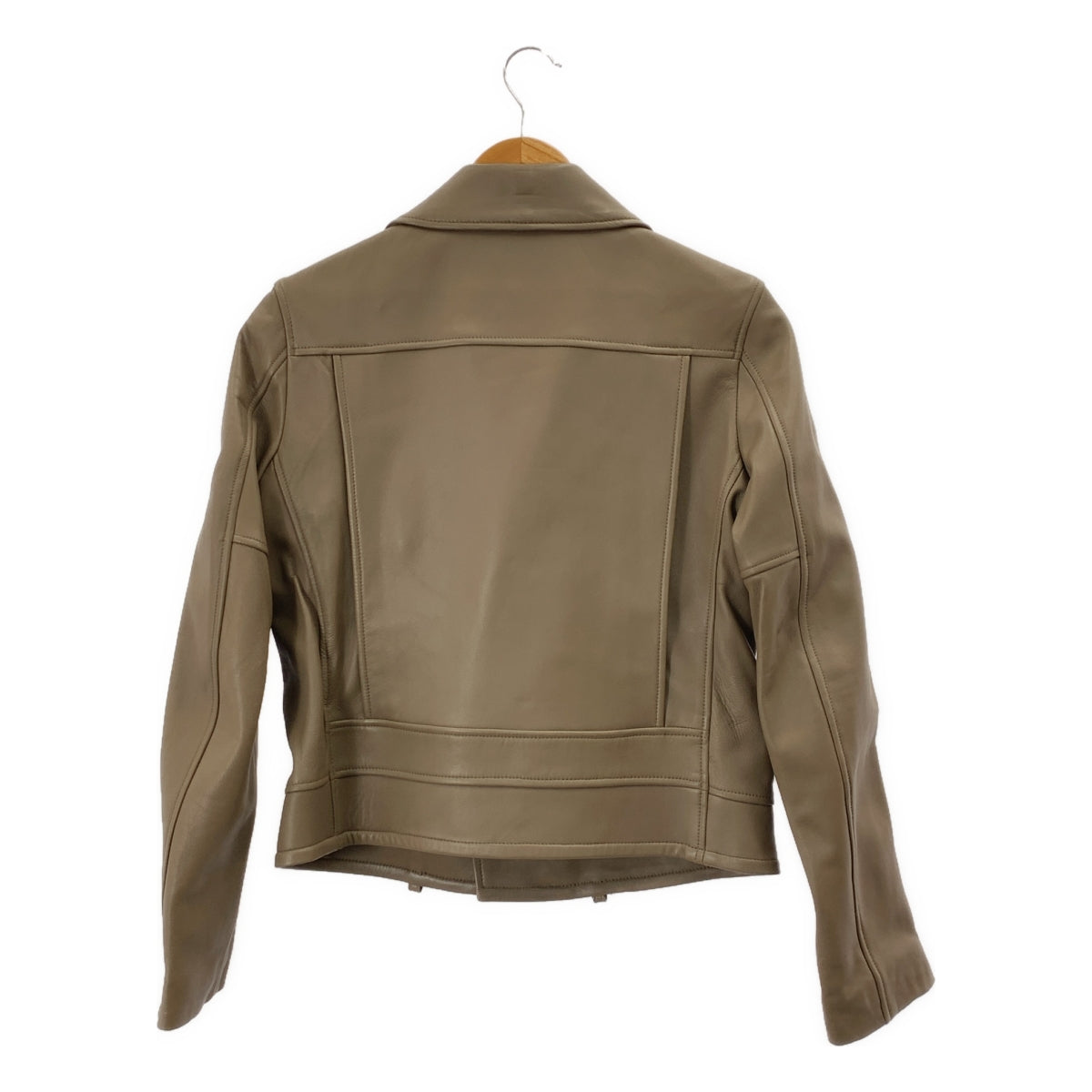 【美品】  upper hights / アッパーハイツ | ラムレザー ダブル ライダースジャケット | 2 | ブラウン | レディース