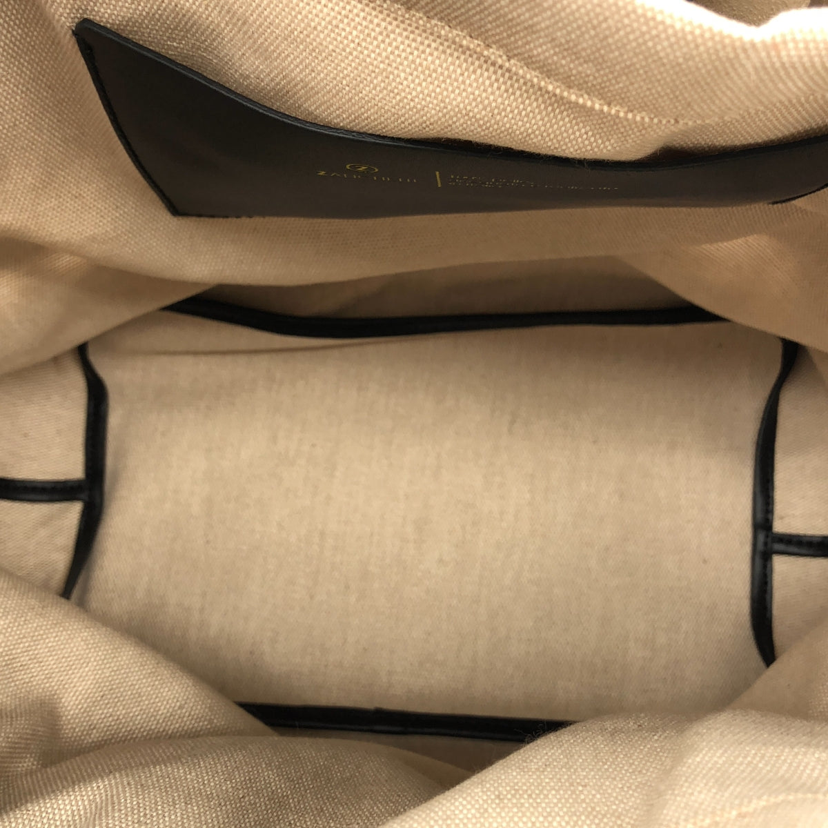 [品相良好] ZANCHETTI | 2023SS | Chaos Exclusive 雙向編織購物袋手提包 |黑色 |女性的