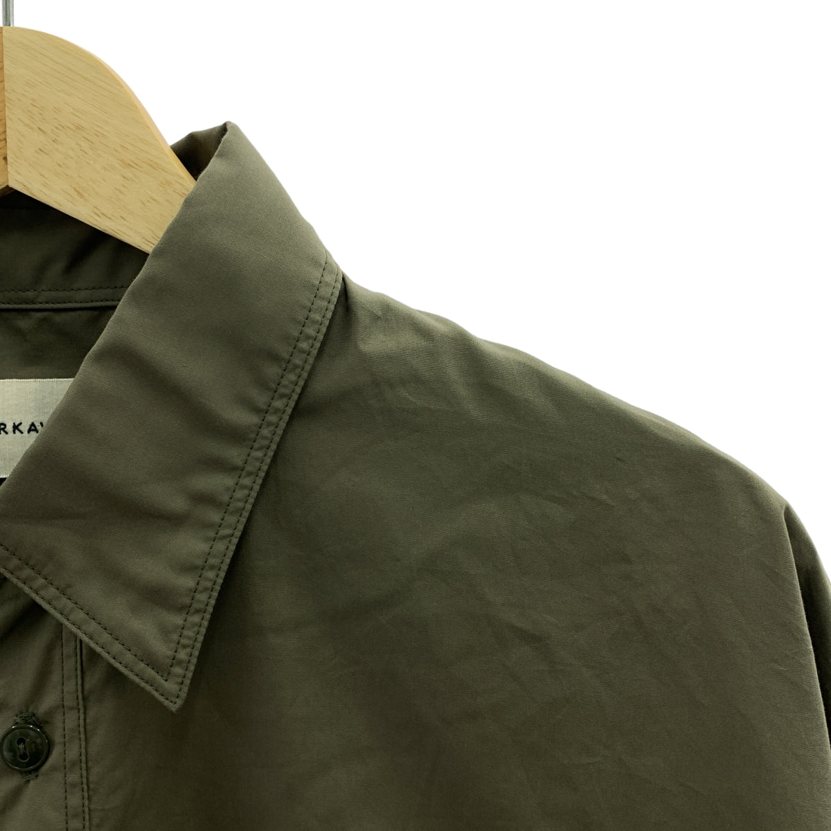 MARKAWARE / マーカウェア | 2024SS | ULTRA LIGHT ALL WEATHER CLOTH LONG TENT SHIRT ウルトラライトオールウェザークロスロングテントシャツ | 2 | カーキ | メンズ