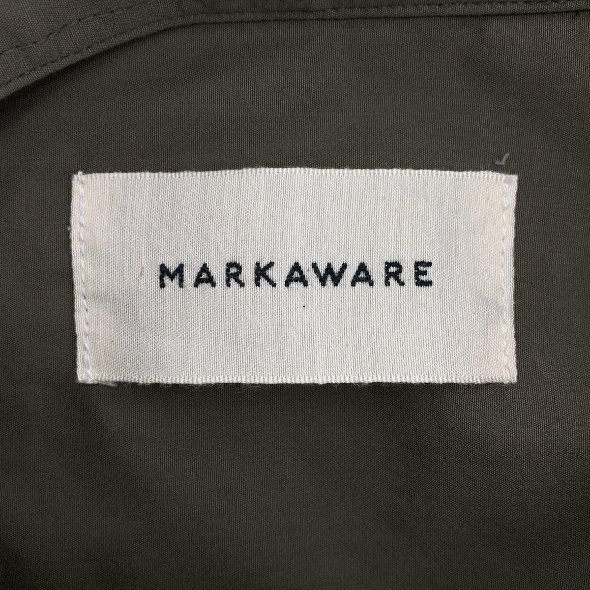 MARKAWARE / マーカウェア | 2024SS | ULTRA LIGHT ALL WEATHER CLOTH LONG TENT SHIRT ウルトラライトオールウェザークロスロングテントシャツ | 2 | カーキ | メンズ
