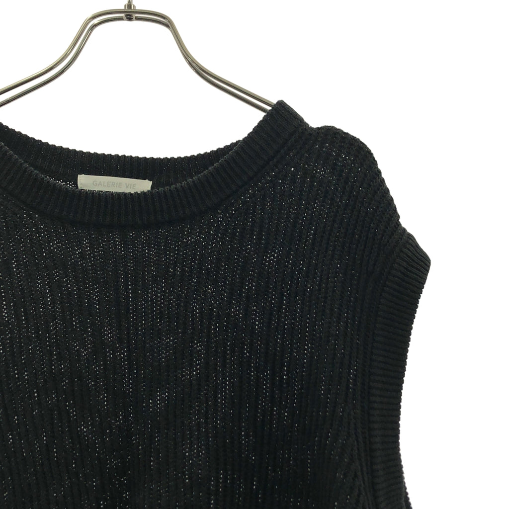 GALERIE VIE / ギャルリーヴィー | 2021SS | リネン ノースリーブプルオーバー ベスト | S | レディース
